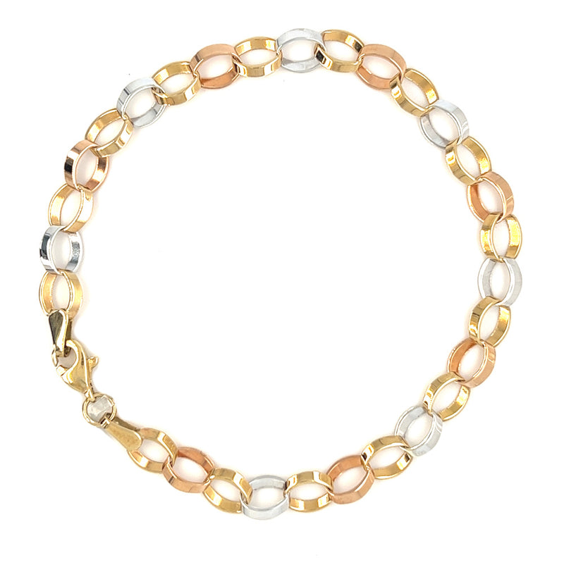 3 Row Brass Bangles Strand Bracelets 18K Gold Plates/Silver/Black Omeg –  Caratina Jewelry
